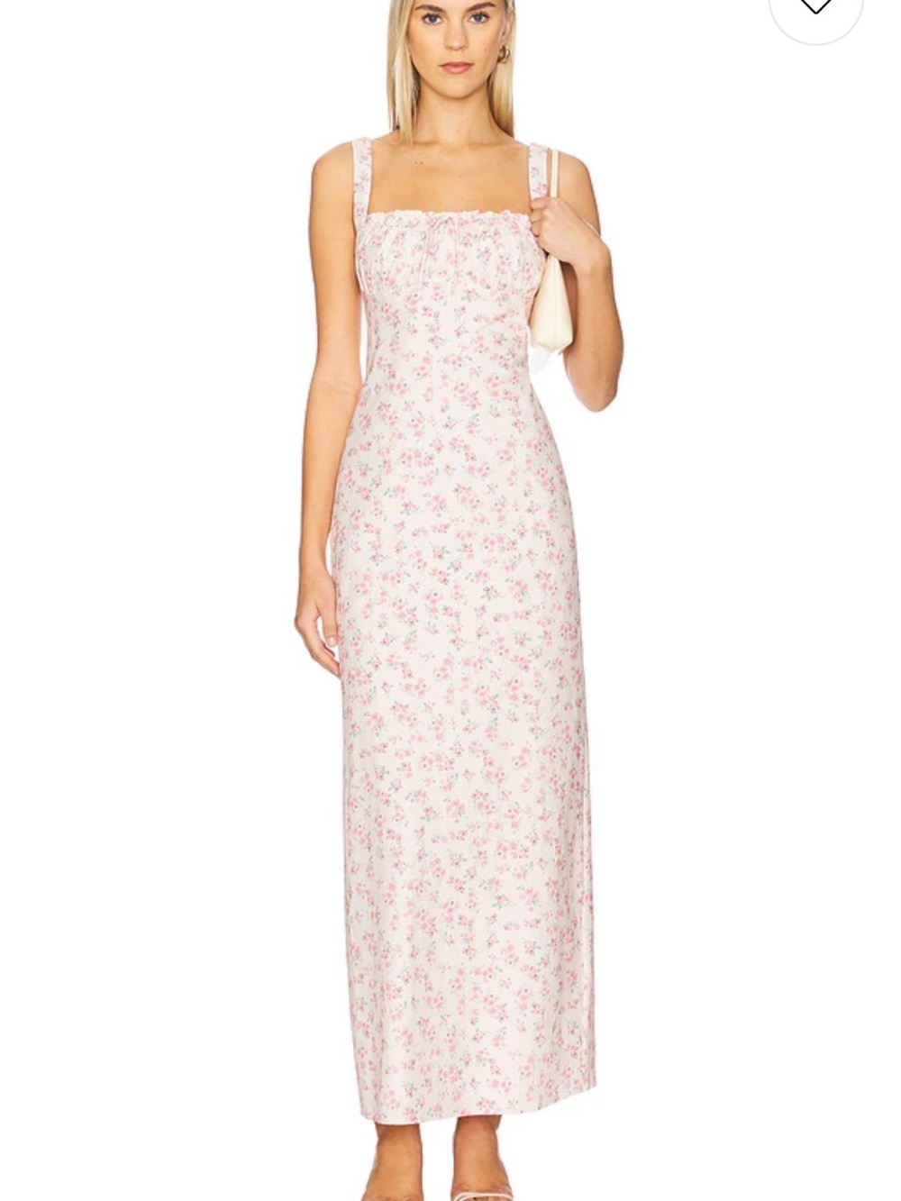 Loreen maxi dress in pink floral